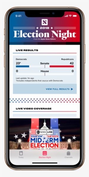 Iphonexs Gld Pf Electionnight Pr Screen - Apple News #2939888