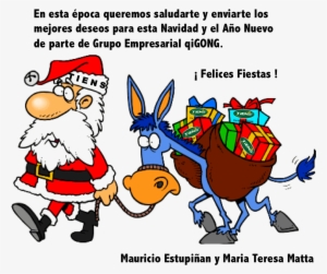 Felices Fiestas - Santa Walking Dominick Ornament (round) #2940740