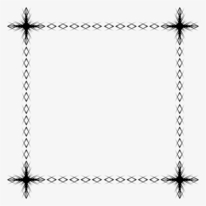 Picture Frames Line Point Wire Fence - Clip Art #2940926