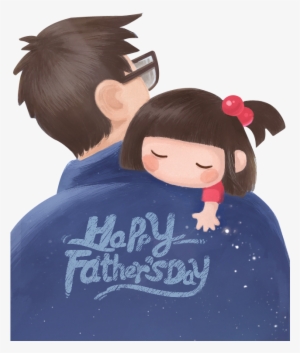 Fathers Day Background Png - Animated Daughter And Father #2941272
