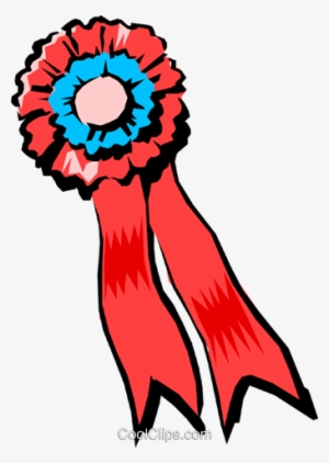 First Place Ribbon Royalty Free Vector Clip Art Illustration #2941350