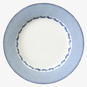 Blue Brushstroke Round Platter 12" #2941486