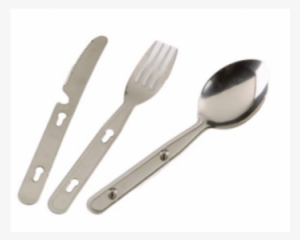 Set 3 Cubiertos Camping Inox 17,5cm 720200 Ibili - Cubiertos Camping Ibili #2941715