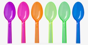 Cucharas De Plastico De Colores #2941782