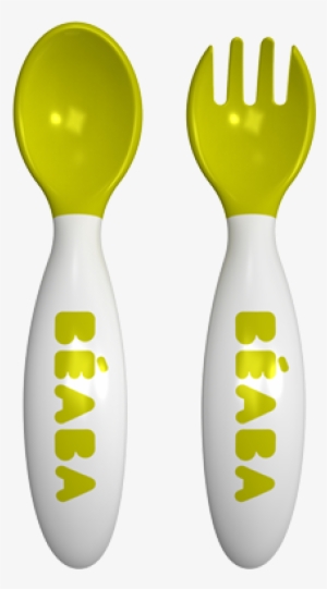 Cubiertos Etapa - Beaba 2-piece 2nd Stage Soft Cutlery Set With Case #2942138