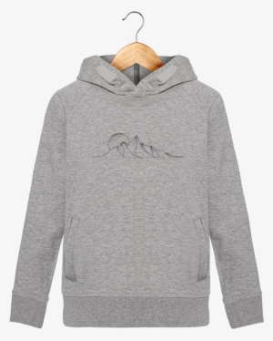 Hoodie Kids Stanley Mini Base Mountain Draw By /wait-design - Sweatshirt #2942305