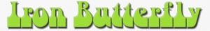 Iron Butterfly Image - Iron Butterfly Logo Png #2942585