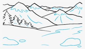How To Draw Mountains - Draw Mountains #2942633