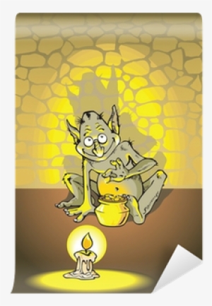 Greedy Troll Counting Golden Coins In The Dungeon, - Coin #2942684