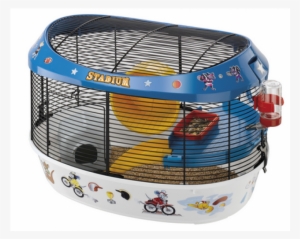 Stadium Hamster Cage 19,49 X 13,39 X H 12,99" - Circus Hamster Cage #2942685