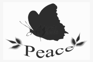 Butterfly Logo Leaves Peace - Leah In Hebrew #2942838