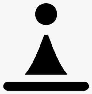 Geometric Chess Pawn Vector - Pawn #2943471