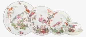 Chelsea Bird 5 Pc Place Setting - Mottahedeh Dinnerware Mottahedeh Chelsea Bird Dinner #2944059