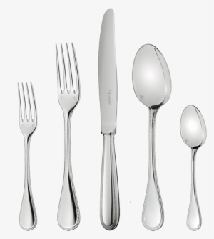 Christofle Perles Sterling Silver 5- Piece Place Setting #2944077