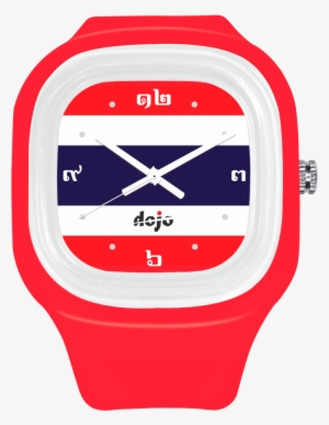 Thai Flag Watch - White #2944143