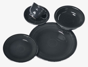 Slate 5 Piece Place Setting - Fiestaware 20 Piece Dinnerware Set - Slate Gray - 0855339 #2944318