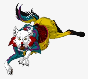 Pennywise The Dancing Clown Wolf - Cute Pennywise Fan Art #2944476