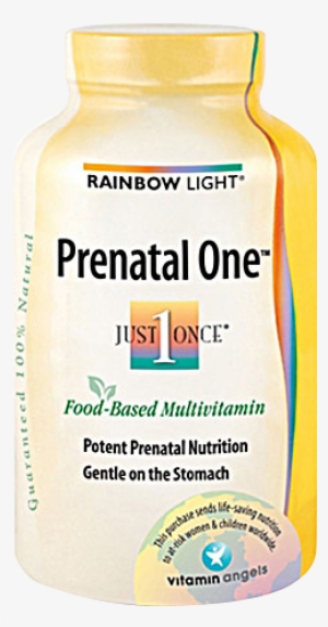 Prenatal One Multivitamin - Rainbow Light Just Once Iron Free Food Based Multivitamin #2945029