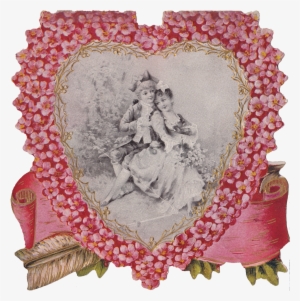 Die Cut Pink Flower Heart & “peace Be Within Thee” - Picture Frame #2947049