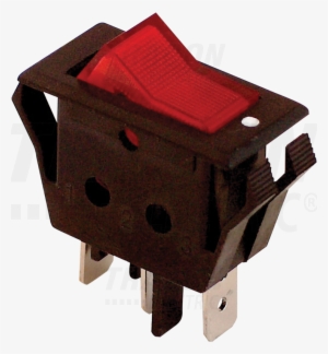 Device Switch, On-off, With Light, Red, 16 A, 250v - Red #2947125