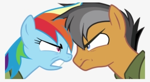Angry, Quibble Pants, Rainbow Dash, Safe, Simple Background, - Mlp Rainbow Dash And Quibble Pants #2947951