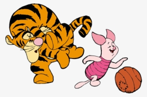 Basketball Clip Art - Winnie The Pooh Tigger Piglet Clipart #2948840
