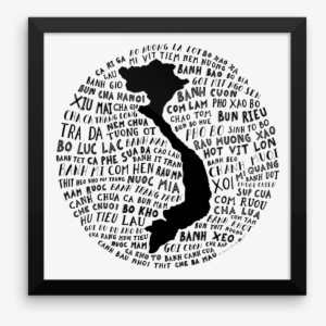 Food Map Of Vietnam - Printed T-shirt #2948884