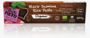 Black Rice Pasta Glutenfree Pasta - Gusto Nero Black Jasmine Rice Pasta Spaghetti 250 G #2949127