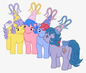 Jeatz-axl, G1, Princess Primrose, Princess Royal Blue, - Mlp Princess Ponies #2949898