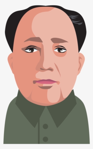 Mao Zedong Moustache Hand Cartoon Chin - Mao Zedong Clipart #2949997