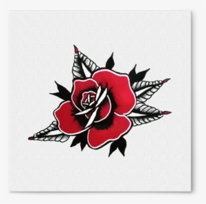 3098047 Tableau Carre 30x30cm Tattoo Flash Old School - Tattoo Foret Old School #2950283