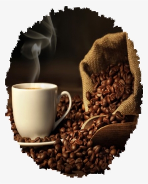 Coffee - First Wall Art - Brown A Cup Of Coffee And Coffee Bean. #2950284