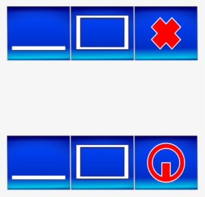 Glossy Button Blank Blue Starburst Clip Art Download - Title Bar Icons #2950336