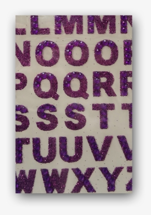 Purple Glitter Crystal Letters Http - Sticker #2951154