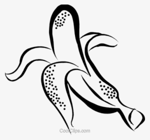 Peeled Banana Royalty Free Vector Clip Art Illustration - Illustration #2951487