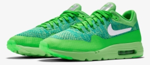 843384 301 E Prem - Air Max 1 Flyknit Voltage Green #2951530