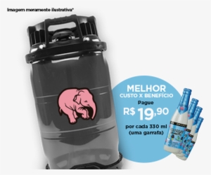 Barril Delirium Tremens 20 Litros - Domestic Pig #2952103