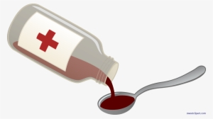 Cough Syrup Spoon Clip Art - Cough Syrup Clipart #2952169