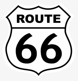 Picture Of Route 66 Sign - Logo Route 66 Png #2952338