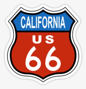 California Route 66 Sign Tee - California Route 66 Sign #2952392