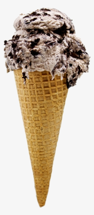 Cono De Dos Sabores Con Añadidos Al Gusto Del Cliente - Helado Con Galleta Png #2952497