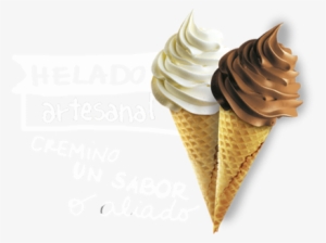 Helado Cremoso - Barquillo De Helado Png #2952675