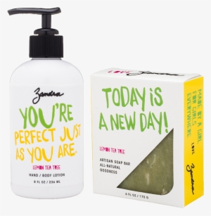 Zandra Soap & Lotion Set Lemon Tea Tree - Cosmetics #2953799