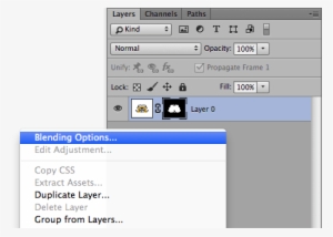 Add A Stroke To The Layer - Opties En Overvloeien Photoshop #2953802