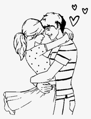 Dessin A Colorier De Couple #2954366