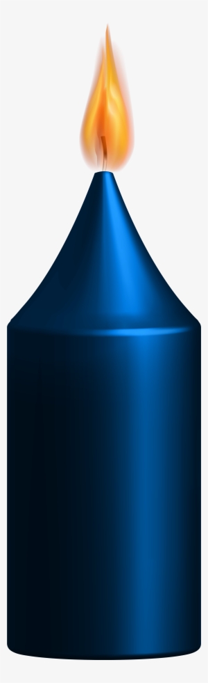 Blue Candle Png Clip Art - Vase #2954459