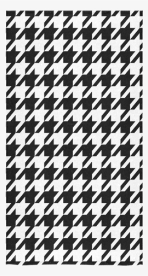 Black And White Houndstooth Classic Pattern Bath Towel - Houndstooth #2955007 Black And White Houndstooth Classic Pattern Bath Towel - Houndstooth #2955007