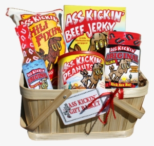 Ass Kickin' Gift Basket - Ass Kickin' Beef Jerky - 4 Oz Box #2955453