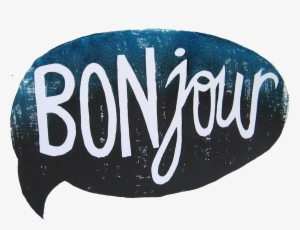 Bonjour - Bonjour In A Speech Bubble #2955771
