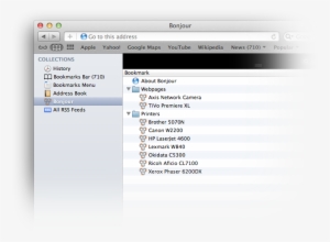 Safari Bonjour List #2955867